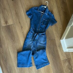 GAP Blue Denim Jumpsuit